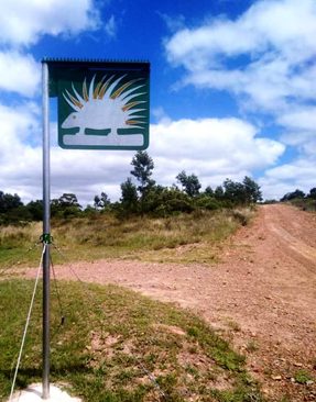 The farm entrance